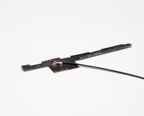 內置fpc天線軟板2.4G焊RF 1.13黑色線接IPEX連接器